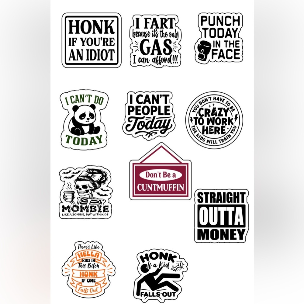 Transparent Sticker Pack
